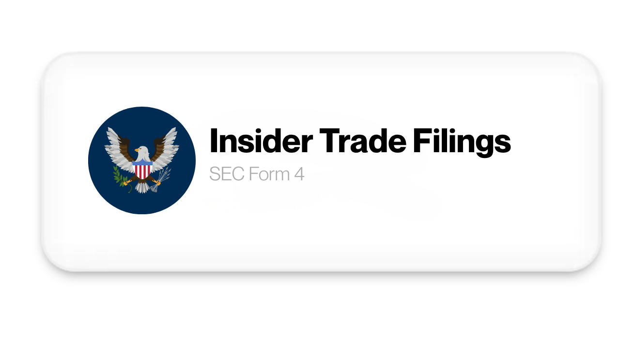 Insider Trade Filings